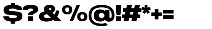 Anantason Reno Ultra Expanded Extra Bold Font OTHER CHARS