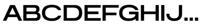 Anantason Reno Ultra Expanded Medium Font UPPERCASE