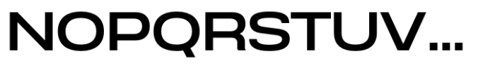 Anantason Reno Ultra Expanded Medium Font UPPERCASE