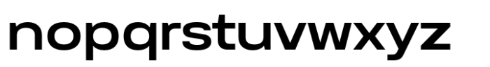 Anantason Reno Ultra Expanded Medium Font LOWERCASE