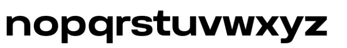 Anantason Reno Ultra Expanded Semi Bold Font LOWERCASE
