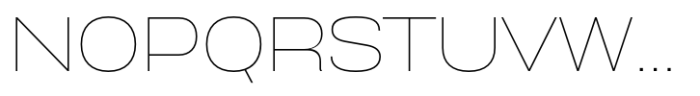 Anantason Reno Ultra Expanded Thin Font UPPERCASE
