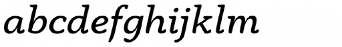 Anaphora Book Italic Font LOWERCASE