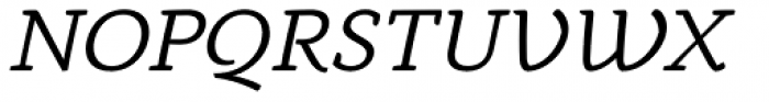 Anaphora Italic Font UPPERCASE
