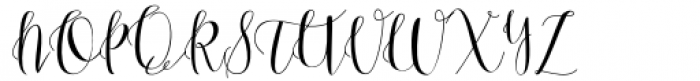 Anastalia Script Regular Font UPPERCASE