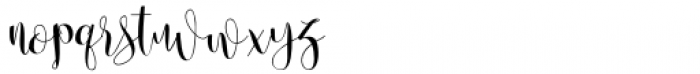Anastalia Script Regular Font LOWERCASE