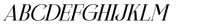Anathera Serif Oblique Font UPPERCASE