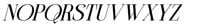 Anathera Serif Oblique Font UPPERCASE