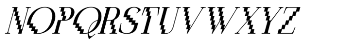 Anathera Serif Oblique Font LOWERCASE