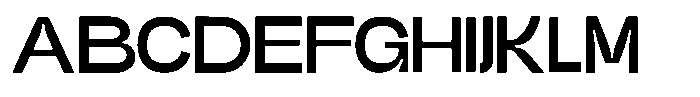 Anatoleum Font UPPERCASE