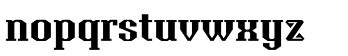 Anatolian Black Font LOWERCASE