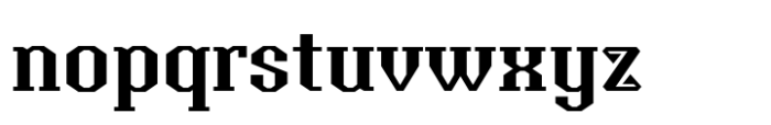 Anatolian Bold Font LOWERCASE