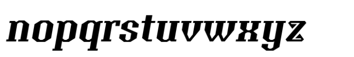 Anatolian Extra Bold Italic Font LOWERCASE