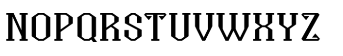 Anatolian Regular Font UPPERCASE