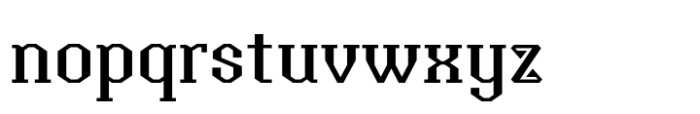 Anatolian Regular Font LOWERCASE