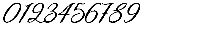 Anavel Elegance Script Inkbleed Font OTHER CHARS