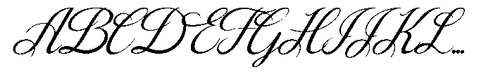Anavel Elegance Script Font UPPERCASE
