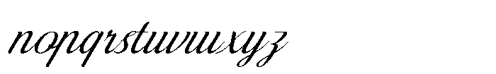 Anavel Elegance Script Font LOWERCASE