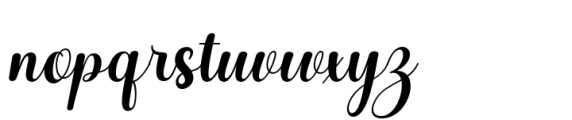 Anberta  Italic Font LOWERCASE