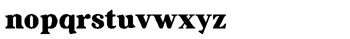 Ancestri Black Font LOWERCASE
