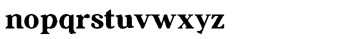 Ancestri Bold Font LOWERCASE