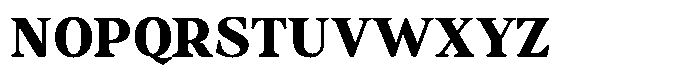 Ancestri Extra Bold Font UPPERCASE