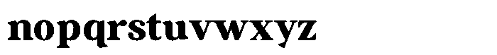 Ancestri Extra Bold Font LOWERCASE