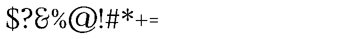 Ancestri Extra Light Font OTHER CHARS