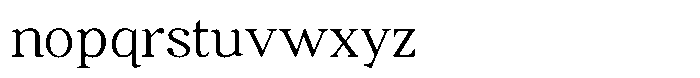 Ancestri Extra Light Font LOWERCASE