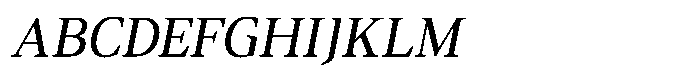 Ancestri Light Italic Font UPPERCASE