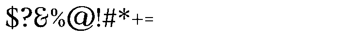 Ancestri Light Font OTHER CHARS