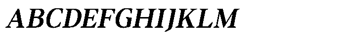 Ancestri Medium Italic Font UPPERCASE