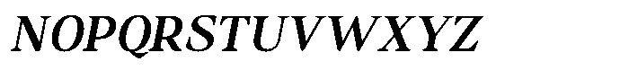 Ancestri Medium Italic Font UPPERCASE
