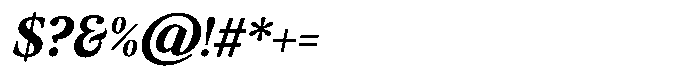 Ancestri Semi Bold Italic Font OTHER CHARS