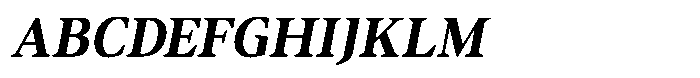 Ancestri Semi Bold Italic Font UPPERCASE