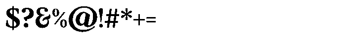 Ancestri Semi Bold Font OTHER CHARS