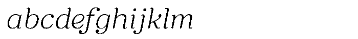Ancestri Thin Italic FONT