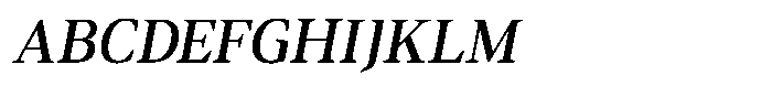 Ancestri Variable Italic Font UPPERCASE
