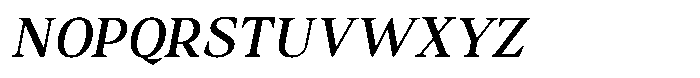 Ancestri Variable Italic Font UPPERCASE