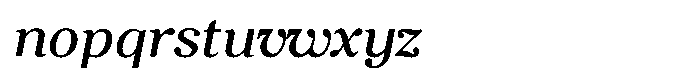 Ancestri Variable Italic Font LOWERCASE