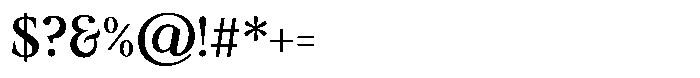 Ancestri Variable Font OTHER CHARS