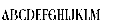 Anchika Font UPPERCASE