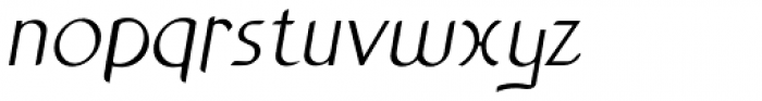 Anchor Italic Font LOWERCASE