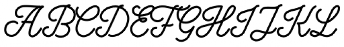Anchor Script Font UPPERCASE