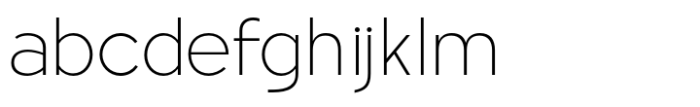 Anchora Extra Light Font LOWERCASE