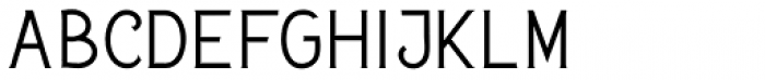 Anchorage Clean Regular Font LOWERCASE