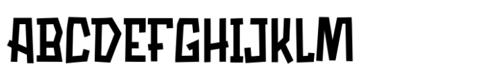 Anchorious Font UPPERCASE
