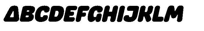 Anchy Italic Font UPPERCASE