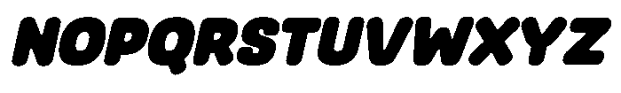 Anchy Italic Font UPPERCASE