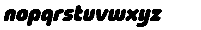 Anchy Italic Font LOWERCASE